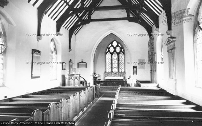 Photo of Drayton Bassett, Interior Of St Peter's Church c.1965