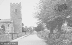 Church Lane c.1955, Drayton
