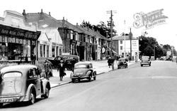 Havant Road Shops And The New Inn c.1955, Drayton