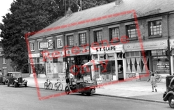 Shops In Havant Road c.1955, Drayton