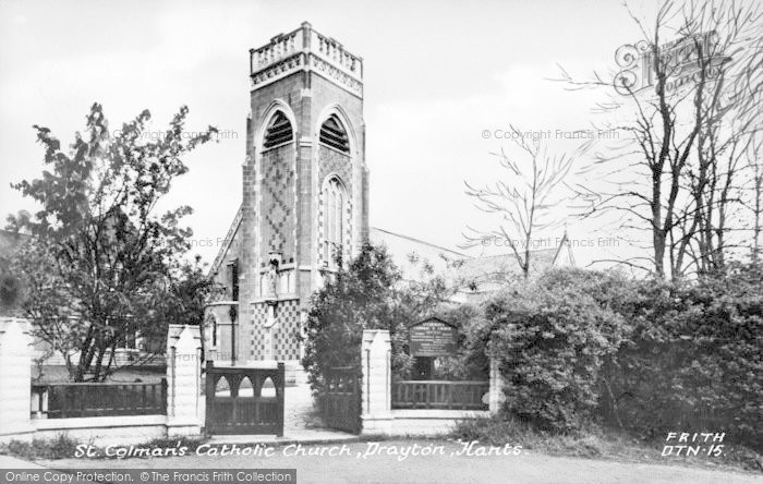 Photo of Drayton, St Colman's Catholic Church c.1955
