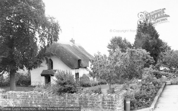 Photo of Drayton, Thatched Cottage c.1955