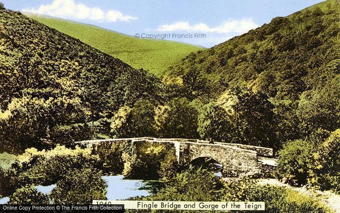 Photo of Drewsteignton, Fingle Bridge And Gorge Of The Teign c.1940