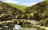 Fingle Bridge And Gorge Of The Teign c.1940, Drewsteignton