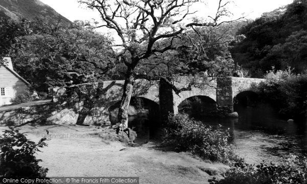 Photo of Drewsteignton, Fingle Bridge And Tea Rooms c.1960