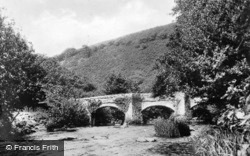 Fingle Bridge c.1930, Drewsteignton