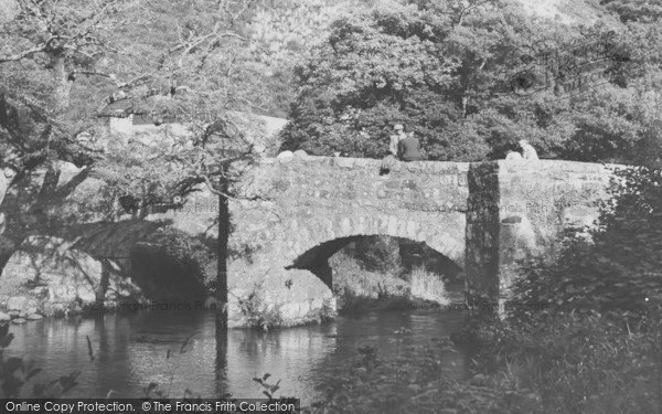 Photo of Drewsteignton, Fingle Bridge c.1960