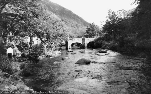 Photo of Drewsteignton, Fingle Bridge c1960