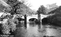 Fingle Bridge c.1960, Drewsteignton