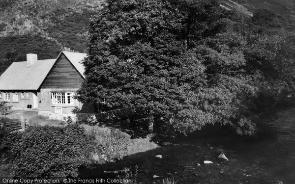 Photo of Drewsteignton, Fingle Bridge Tea Rooms c.1960