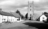 Holy Trinity Church c.1960, Drewsteignton