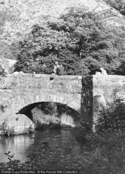 Photo of Drewsteignton, On Fingle Bridge c.1960