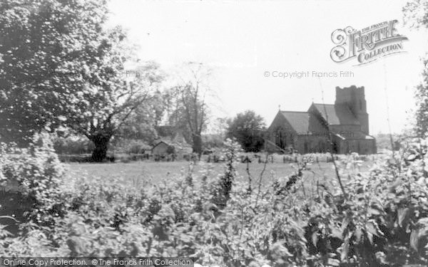 Photo of Drinkstone, The Church From The Fields c.1955