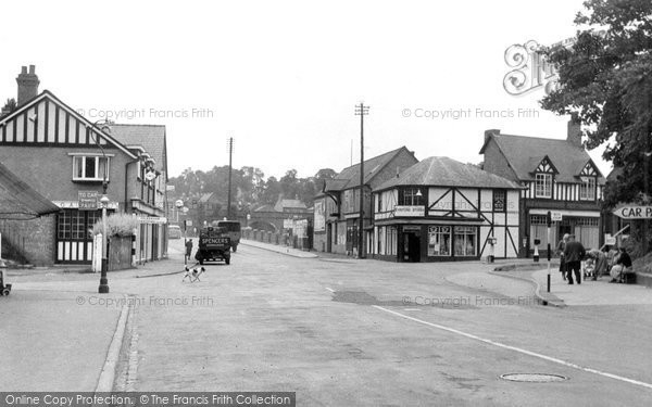 Photo of Droitwich Spa, Birmingham Road c.1955
