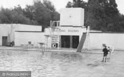 Brine Baths Bathing Lido Dressing Rooms c.1955, Droitwich Spa