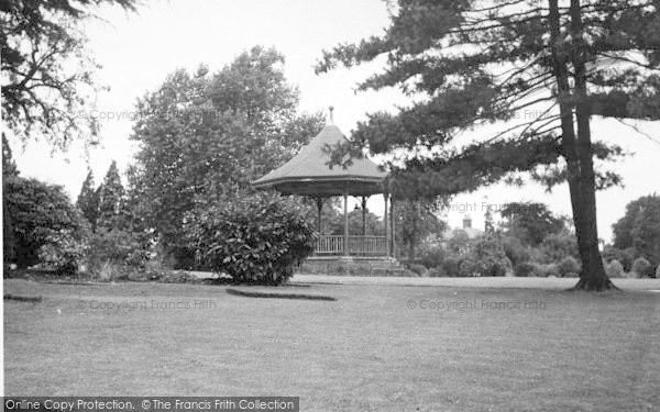 Photo of Droitwich Spa, Brine Baths Park c.1955