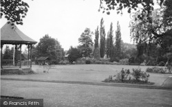 Brine Baths Park c.1955, Droitwich Spa