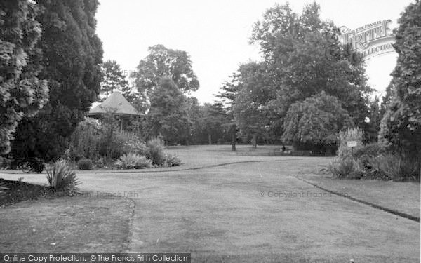 Photo of Droitwich Spa, Brine Baths Park c.1955