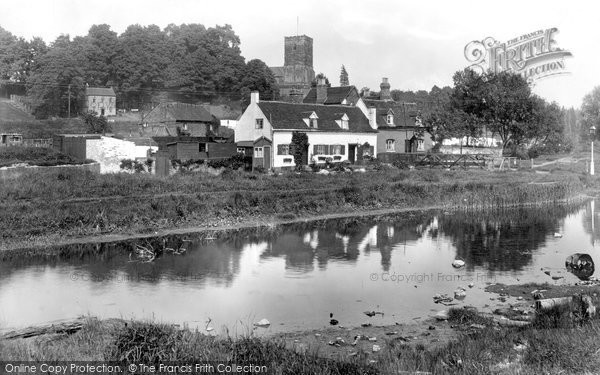 Photo of Droitwich Spa, Dodderhill Church And Vines 1931