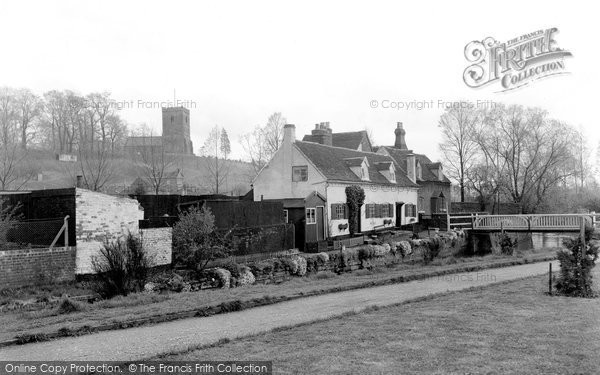Photo of Droitwich Spa, Dodderhill Church From The Vines c.1950