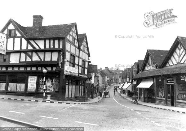 Photo of Droitwich Spa, High Street c.1950