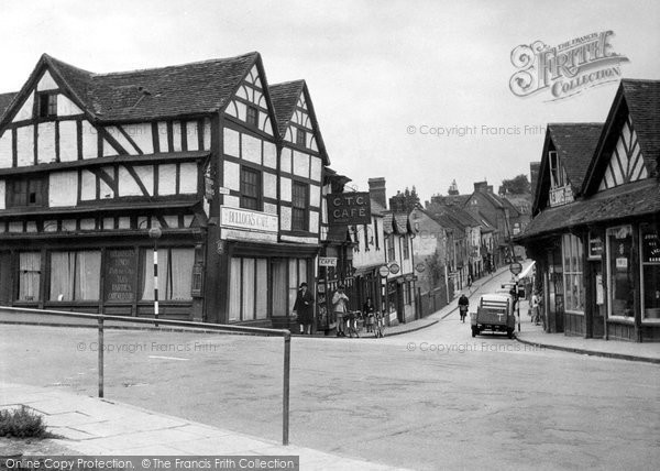 Photo of Droitwich Spa, High Street c.1955
