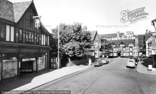 Photo of Droitwich Spa, Ombersley Street And Raven Hotel c.1960