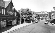 Ombersley Street And Raven Hotel c.1960, Droitwich Spa