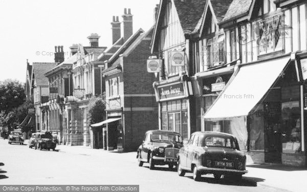 Photo of Droitwich Spa, Raven Garage, Ombersley Street c.1960