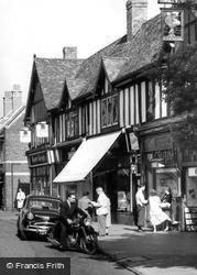 Shops On Ombersley Street c.1960, Droitwich Spa