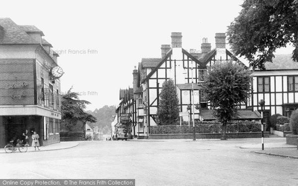 Photo of Droitwich Spa, Spa Raven Hotel And Salters Cinema c.1955