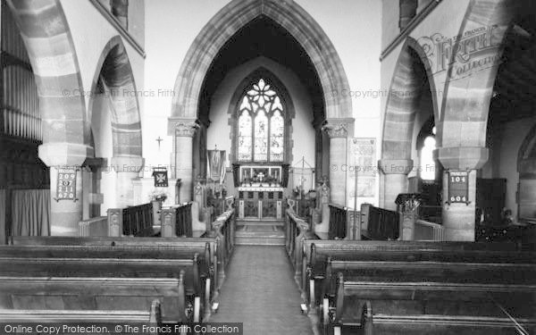 Photo of Droitwich Spa, St Nicholas Church Interior c.1960