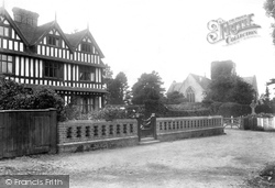 St Peter's Church And Manor 1904, Droitwich Spa