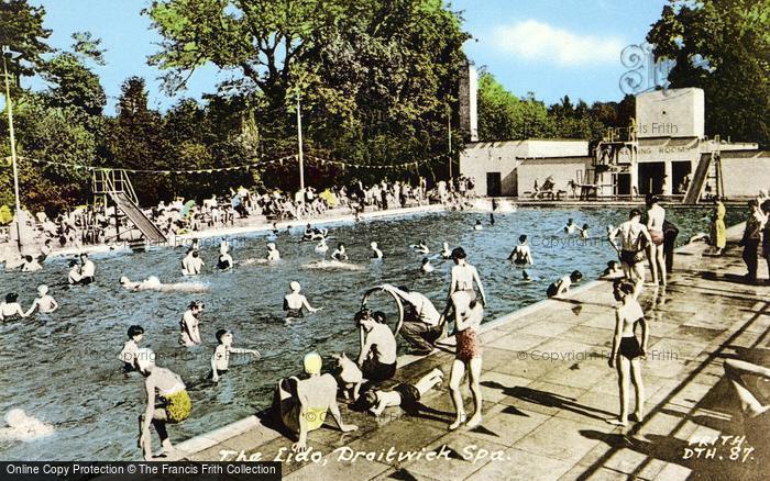 Photo of Droitwich Spa, The Lido c.1960