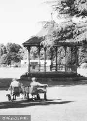 The Park Bandstand c.1960, Droitwich Spa