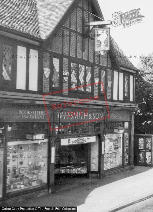Photo of Droitwich Spa, W. H. Smith & Son, Ombersley Street c.1960
