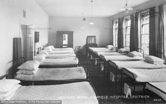 Photo of Droitwich Spa, Women's Ward, Highfield Hospital c.1935