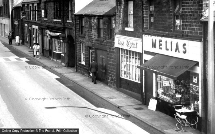 Photo of Dronfield, Businesses In Sheffield Road c.1965