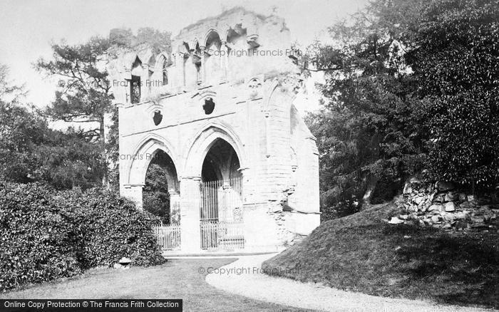 Photo of Dryburgh, Abbey, St Mary's Aisle And Tomb Of Sir W Scott c.1879