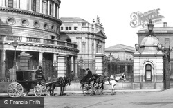 Carriages Outside Leinster House 1897, Dublin