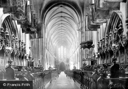 Christchurch Cathedral Nave 1897, Dublin