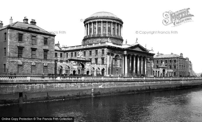 Photo of Dublin, The Four Courts 1897