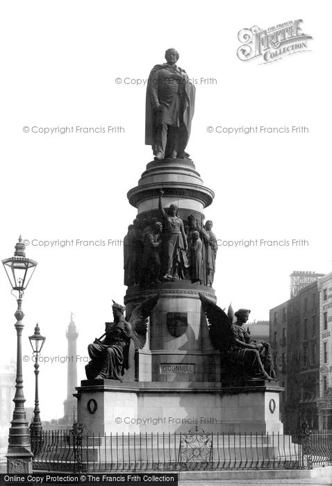 Photo of Dublin, The O'connell Monument 1897