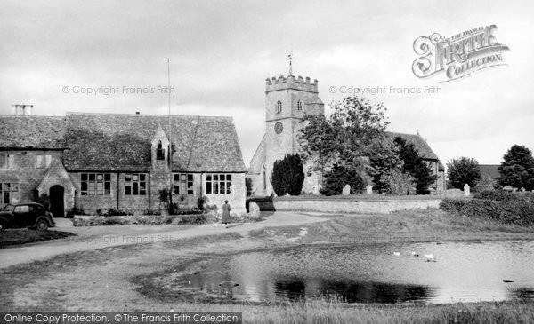 Photo of Ducklington, The Pond c.1950