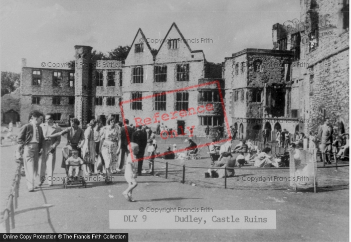 Photo of Dudley, Castle Ruins c.1950