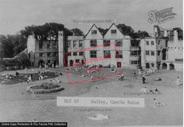Photo of Dudley, Castle Ruins c.1955