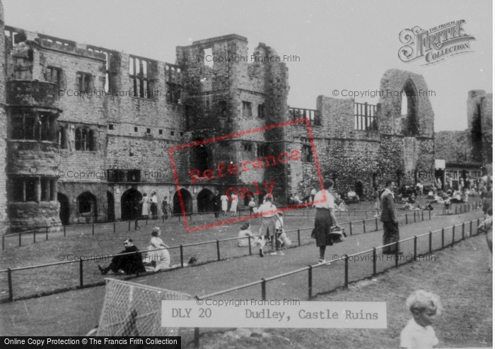 Photo of Dudley, Castle Ruins c.1955