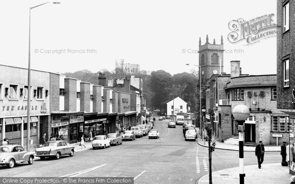Photo of Dudley, Castle Street And St Edmund's Church 1968