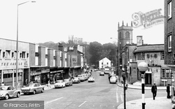 Castle Street And St Edmund's Church 1968, Dudley