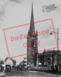 Church And High Street c.1950, Dudley